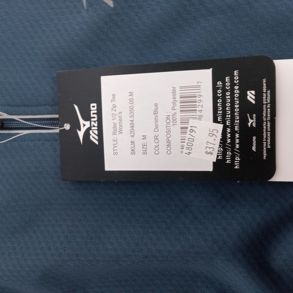 Mizuno Blue and Teal Athletic Shirt WOMEN'S SIZE MED. NWT - Picture 10 of 16